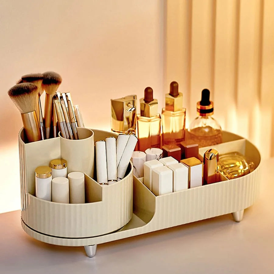360° Rotating Makeup Organizer