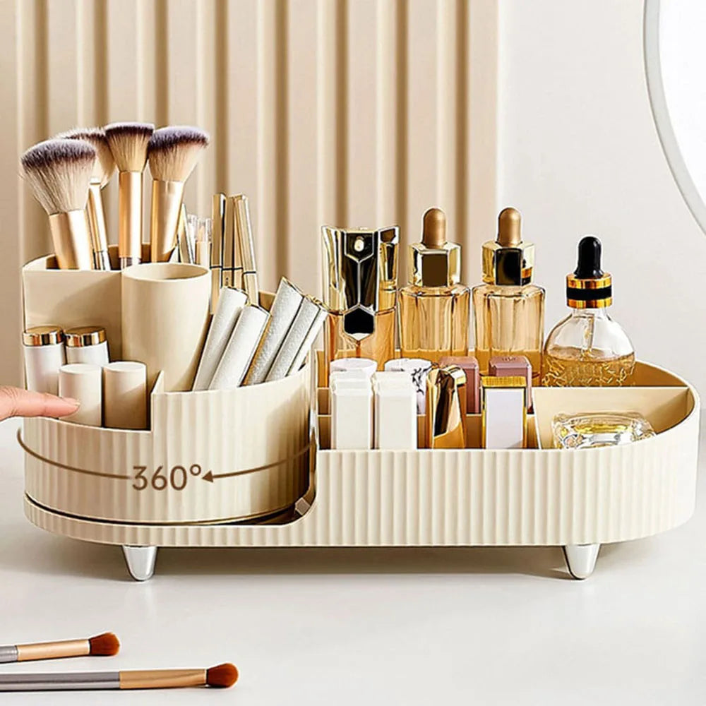 360° Rotating Makeup Organizer