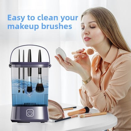 ✨ Automatic Makeup Brush Cleaner