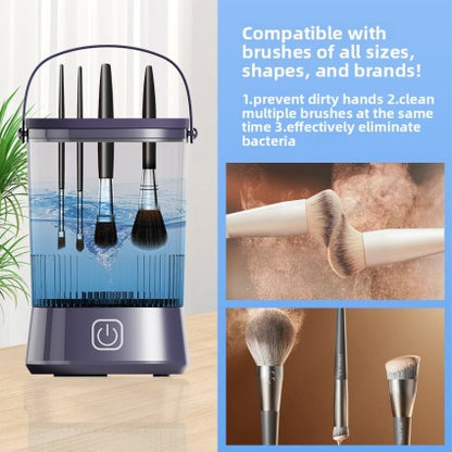 ✨ Automatic Makeup Brush Cleaner